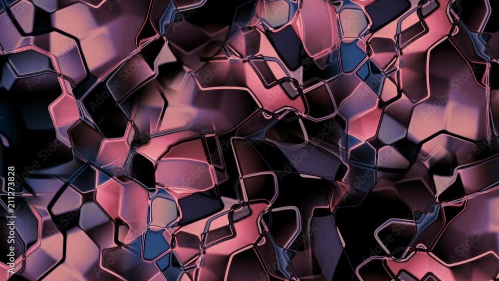 Poster a fluid dynamic background with an elegant light reflex on the surface. looped