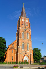 Fototapeta na wymiar St. Anna-Kirche in Liepaja, Lettland