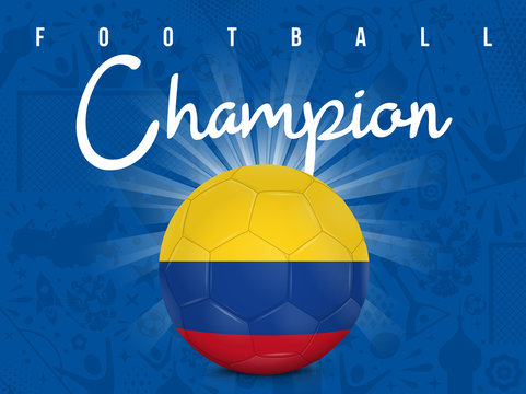 COLOMBIE - CHAMPION FOOTBALL 