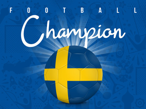 SUÈDE - CHAMPION FOOTBALL 