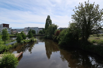 Fototapeta na wymiar Ille-et-Rance canal