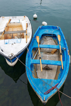 Two Old Rowing Boats - Liguria Italy