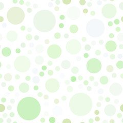 Light Green, Yellow vector seamless template with circles.