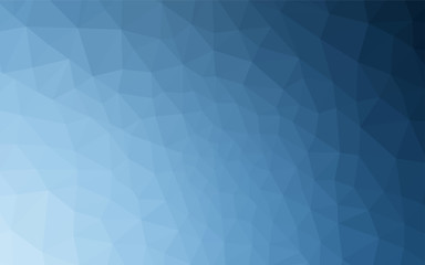 Fototapeta premium Light BLUE vector gradient triangles pattern.