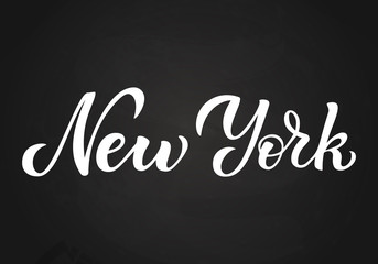Obraz premium New York lettering.