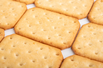 Biscuit isolated on white background