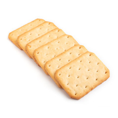 Biscuit isolated on white background