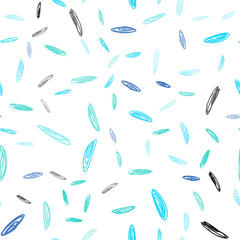 Dark BLUE vector seamless pattern with spheres.