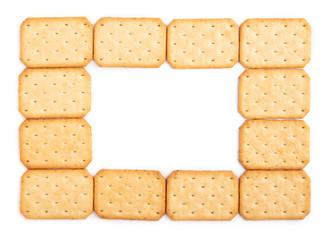 Biscuit isolated on white background