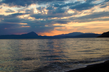 evening on the beach