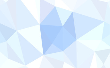 Light BLUE vector abstract mosaic background.
