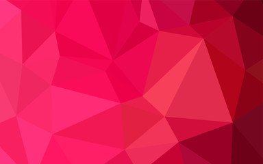 Light Red vector abstract mosaic pattern.
