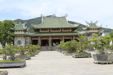Temple bouddhiste à Danang au Vietnam
