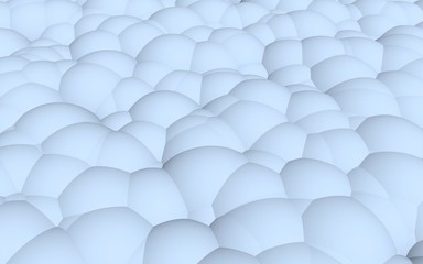 3d rendering picture of blue balls. Abstract wallpaper and background. 3D illustration