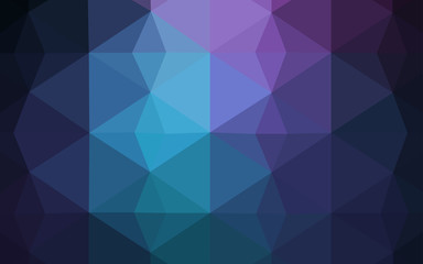 Obraz premium Dark Pink, Blue vector low poly layout.