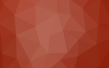 Light Orange vector polygon abstract background.