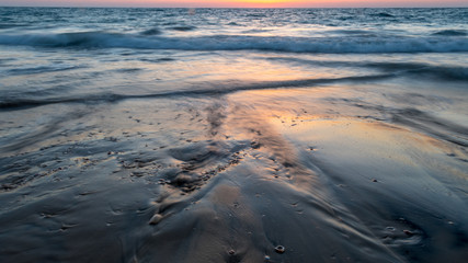 Landscape Sunset on the beach- Palmachim Beach Israel