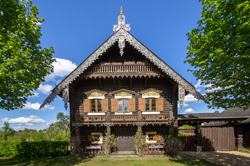 Fototapeta premium House on the Russian Colony Alexandrowka, Potsdam, Germany