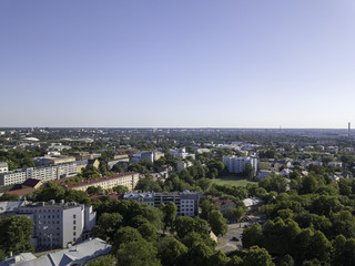 View on cityscape of historical old town of Tallinn