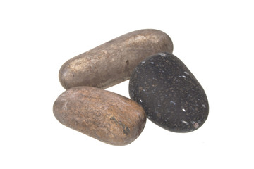 stones isolated on white background