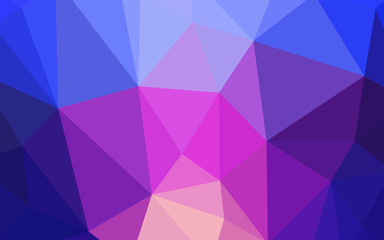 Light Blue, Red vector triangle mosaic cover.