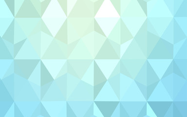 Light BLUE vector polygonal pattern.