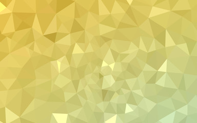 Light Green, Yellow vector shining triangular layout.