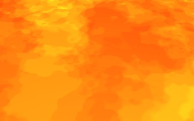 Abstract Fire Background with Flames. Wall of Fire. Glare on the water. 3D illustration