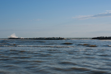 agitato mare Adriatico