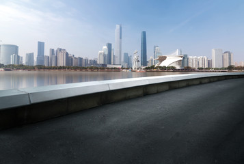 Highway and city modern architecture in Chongqing