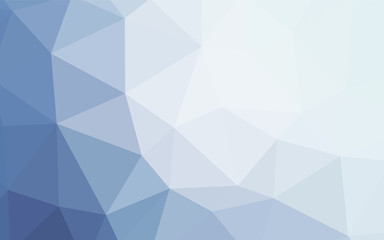 Fototapeta premium Light BLUE vector shining triangular backdrop.