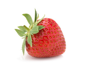 Strawberry isolated on white background.
