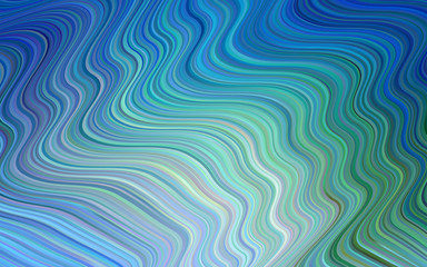 Light Blue, Green vector background with lava shapes.