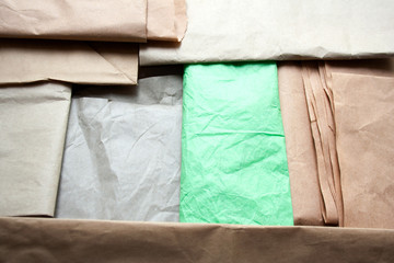 Obraz premium Packing paper collection abstract background