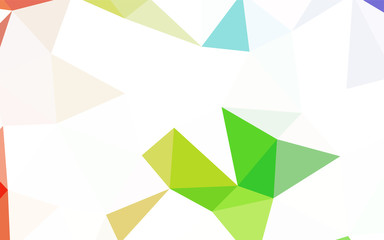 Light BLUE vector abstract polygonal background.