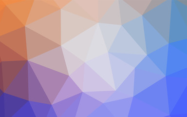 Obraz premium Light Blue, Yellow vector abstract polygonal template.