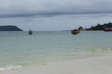 Plage de sable blanc