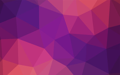 Obraz premium Light Pink, Blue vector abstract polygonal background.