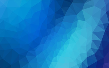 Light BLUE vector low poly texture.