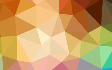 Light Multicolor vector shining triangular layout.