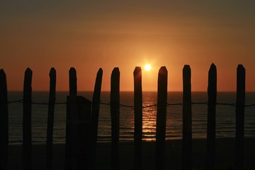 Abenstimmung an der Nordsee