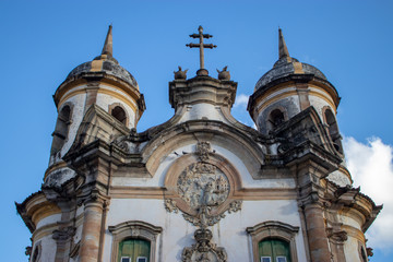 Fototapeta na wymiar Ouro Preto Church Brasil