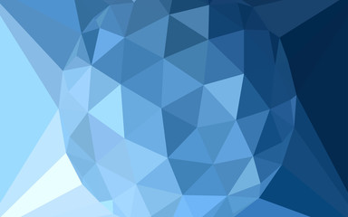 Light BLUE vector abstract mosaic pattern with a diamond.