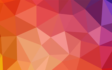 Light Blue, Red vector polygon abstract layout.