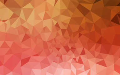 Obraz premium Light Red, Yellow vector polygonal pattern.