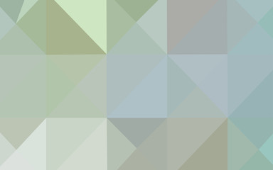 Obraz premium Light Green vector polygonal background.