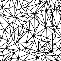 Seamless triangles texture, abstract illustration