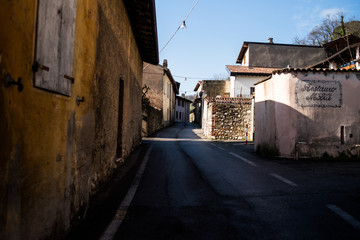 Elements of architecture in the Italian town