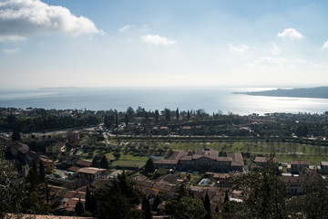 Obraz premium Castle. Padenghe sul Garda is a town and comune in the province of Brescia, in Lombardy.