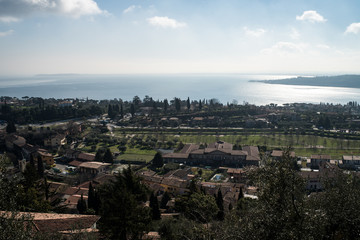 Obraz premium Castle. Padenghe sul Garda is a town and comune in the province of Brescia, in Lombardy.